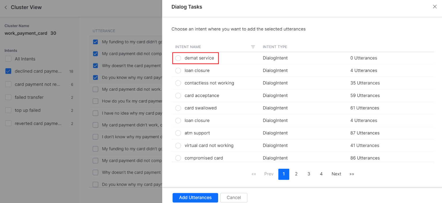 Add Existing Intent Add Existing Intent