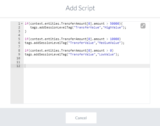 Transfer Funds Add Scripts Transfer Funds Add Scripts