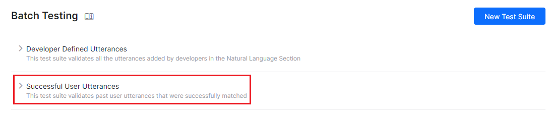 BT - Successful user utterances BT - Successful user utterances