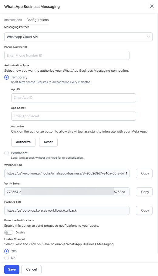Temporary Authorization Temporary Authorization
