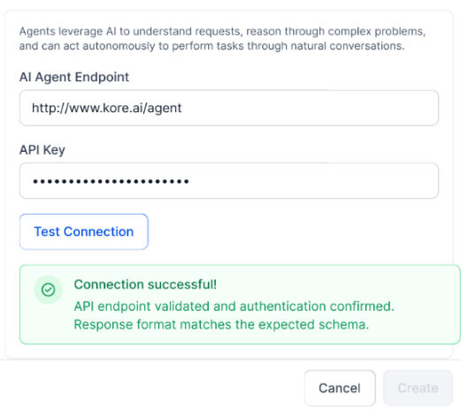 AI Agent Connection