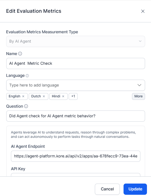 Edit Metric